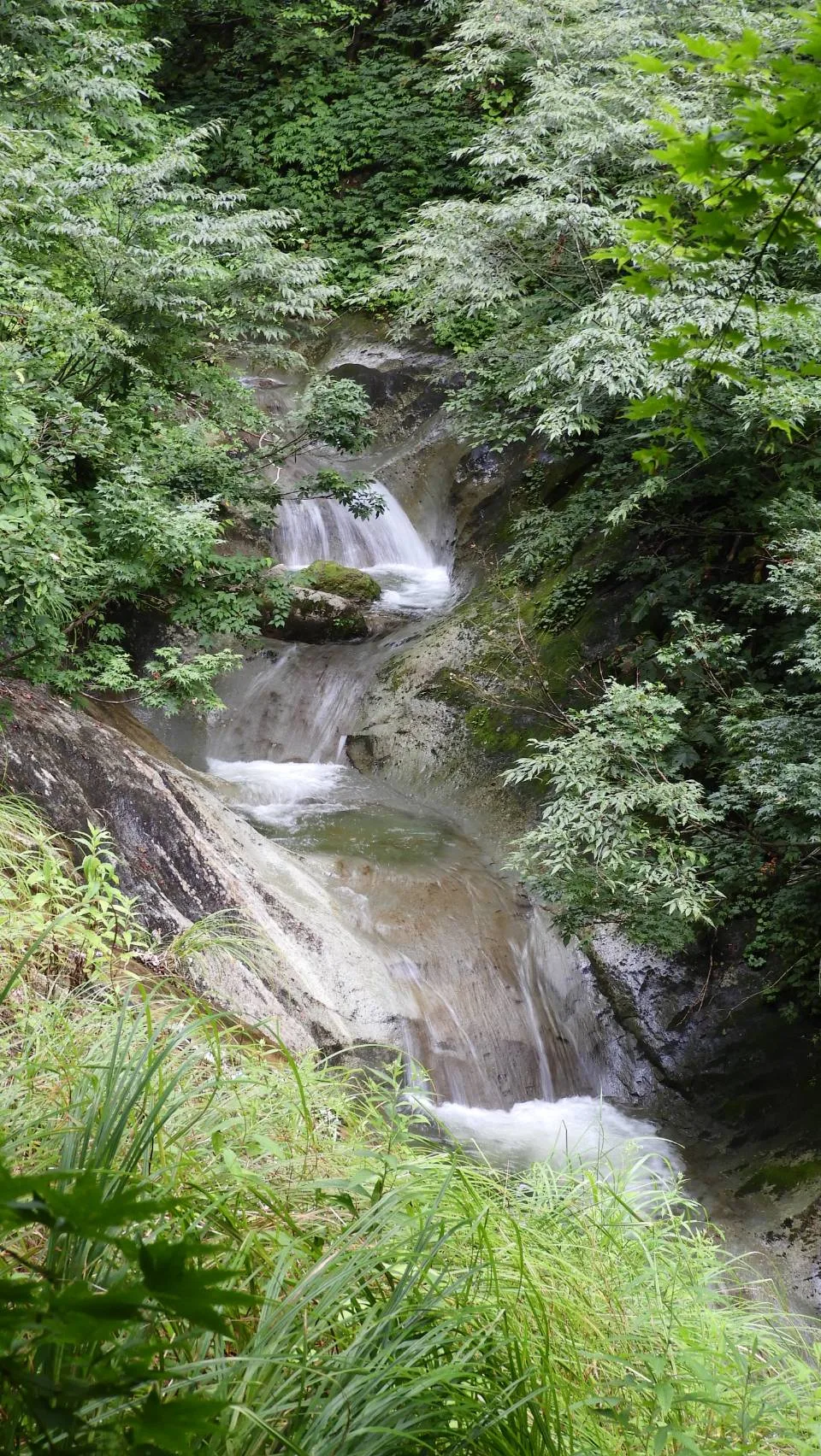中滝(立又渓谷)の滝活画像