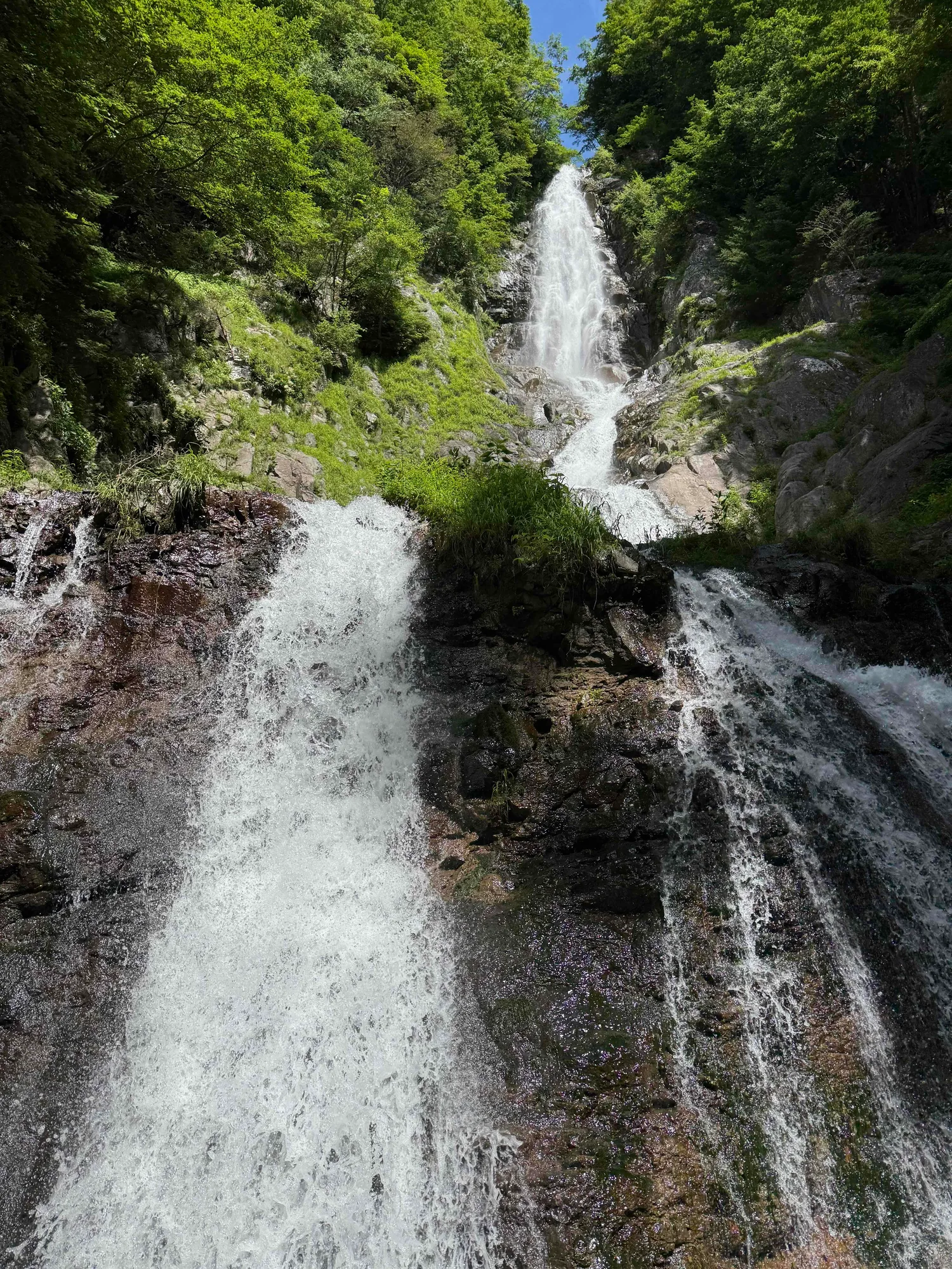 赤岩滝(柳沢)の滝活画像