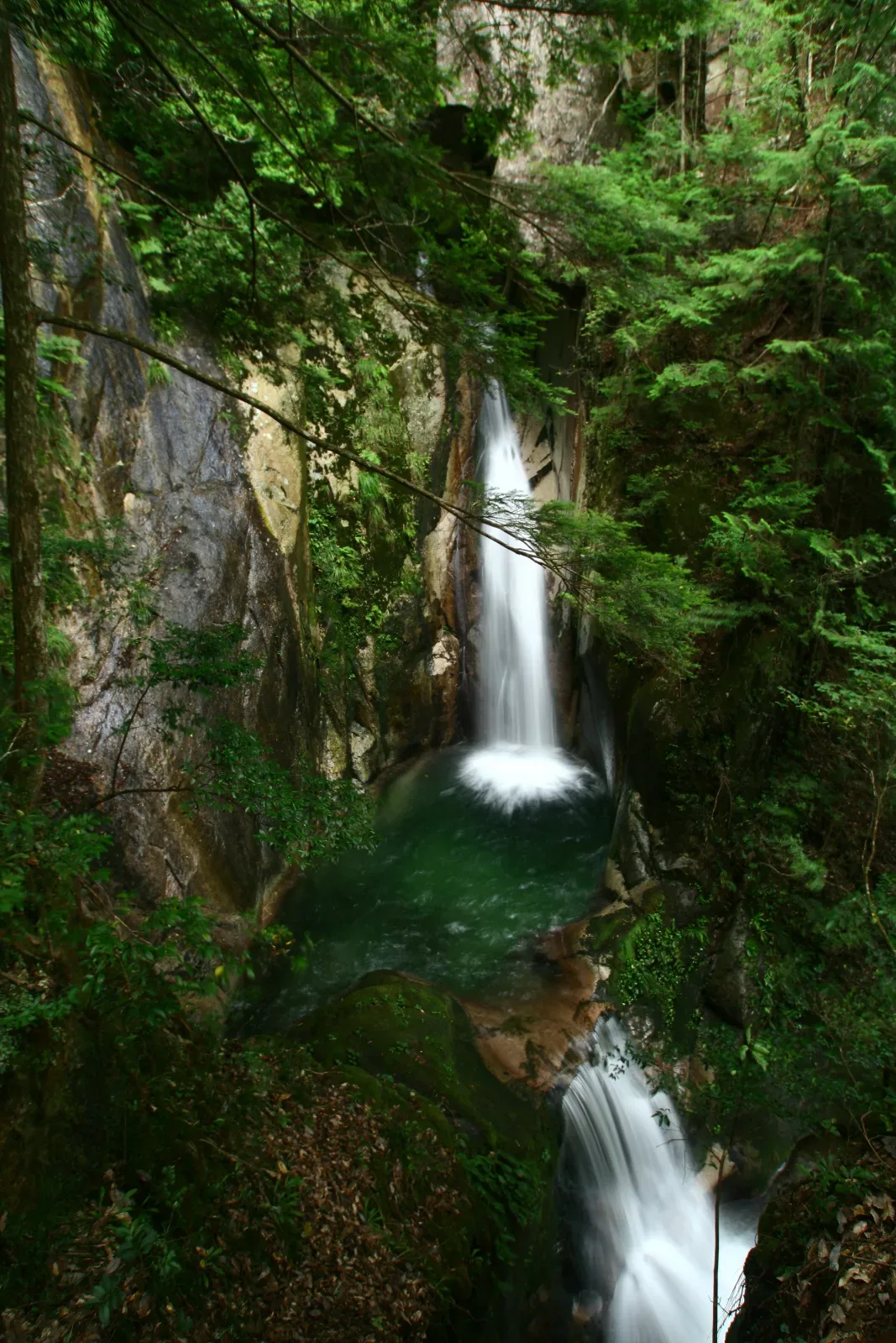 竜頭の滝(寂地峡五竜の滝)